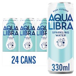 Aqua Libra Sparkling Water Can 330ml