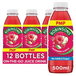 Robinsons Raspberry & Apple Juice Drink 500ml