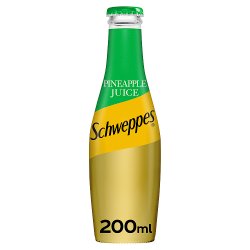 Schweppes Pineapple Juice 200ml Glass Bottle