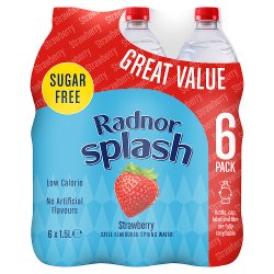Radnor Splash Strawberry Flavoured Water Drink 1.5L