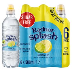 Radnor Splash Lemon & Lime Flavoured Water Drink 500ml