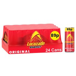 Lucozade Energy Original Sparkling Glucose Drink 250ml