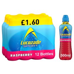 Lucozade Sport Raspberry Soft Drink 500ml