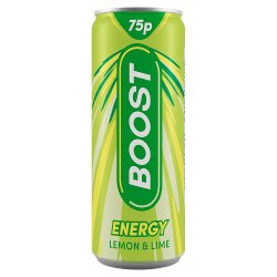 Boost Lemon & Lime Energy Drink 250ml