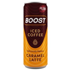Boost Caramel Latte Iced Coffee Drink 250ml