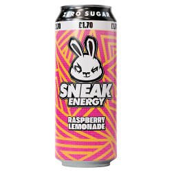 Sneak Energy Raspberry Lemonade Energy Drink 500ml
