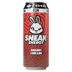Sneak Energy Cherry Limeade Energy Drink 500ml