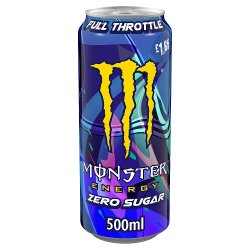 Monster Energy Full Throttle Zero Sugar Energy Drink 12 x 500ml