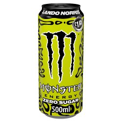 Monster Energy Lando Norris Zero Sugar Soft Drink 12 x 500ml