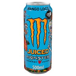 Monster Energy Mango Loco Carbonated Energy Drink 500ml Can