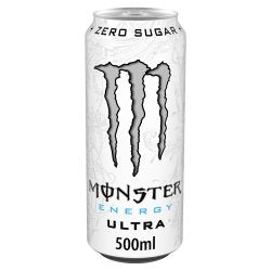 Monster Energy Ultra Zero Sugar Soft Drink 12 x 500ml