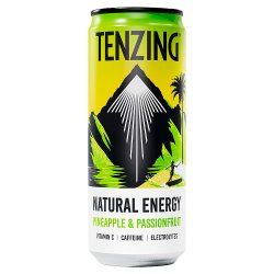 Tenzing Pineapple Passionfruit Natural Energy Drink 330ml