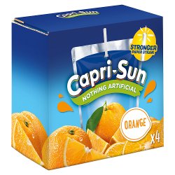 Capri Sun Orange Soft Drink 4 x 200ml