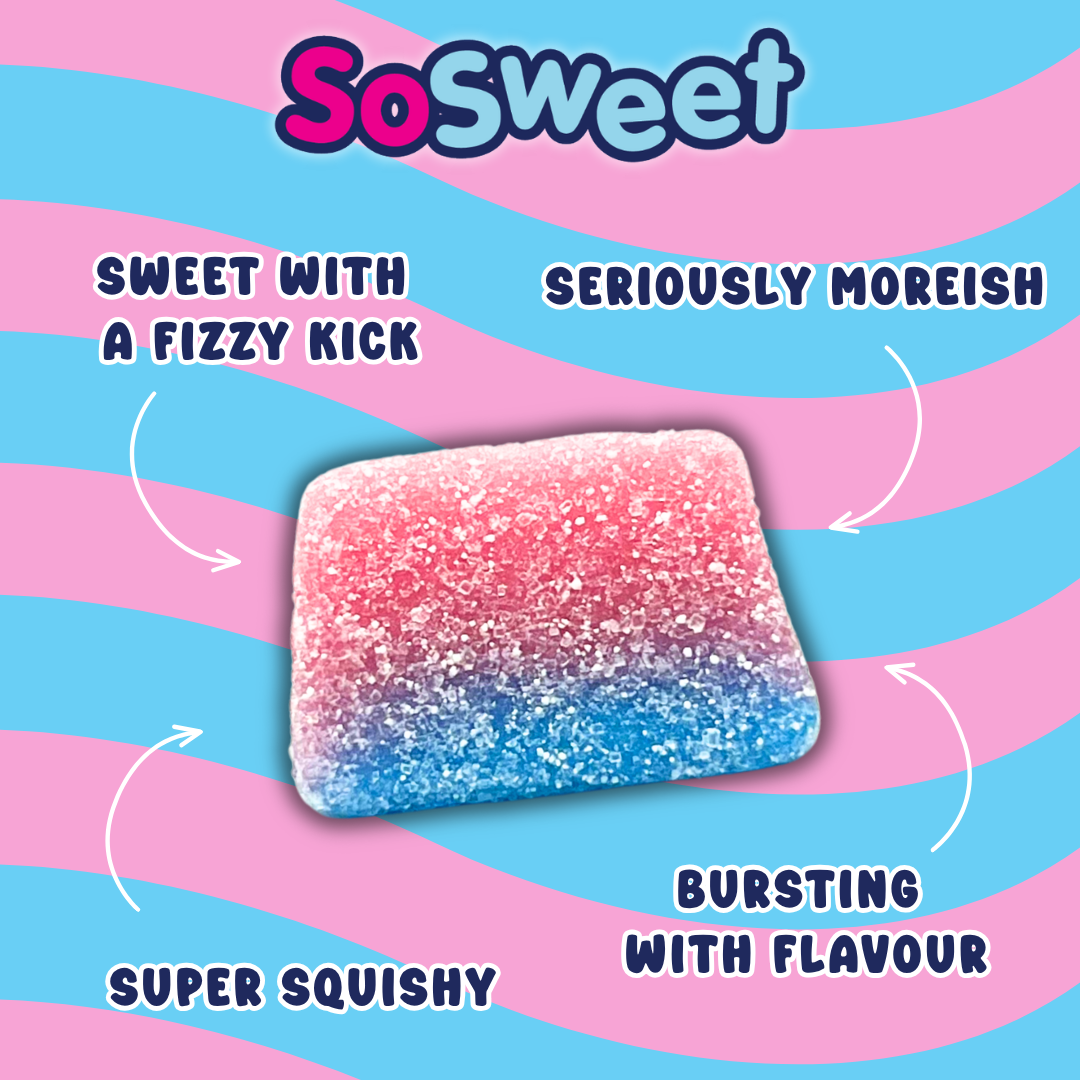 SoSweet Bubblegum Slices 1kg