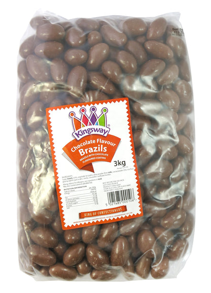 Kingsway Chocolate Flavour Coated Brazil Nuts 3kg