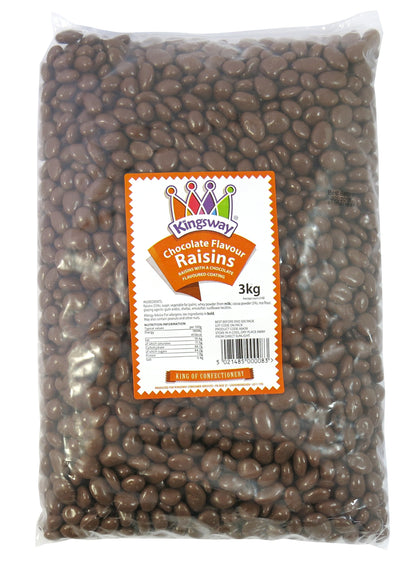 Kingsway Chocolate Flavour Coated Raisins 3kg