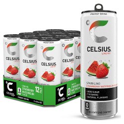 Celsius Sparkling Strawberry Watermelon Energy Drink 355ml