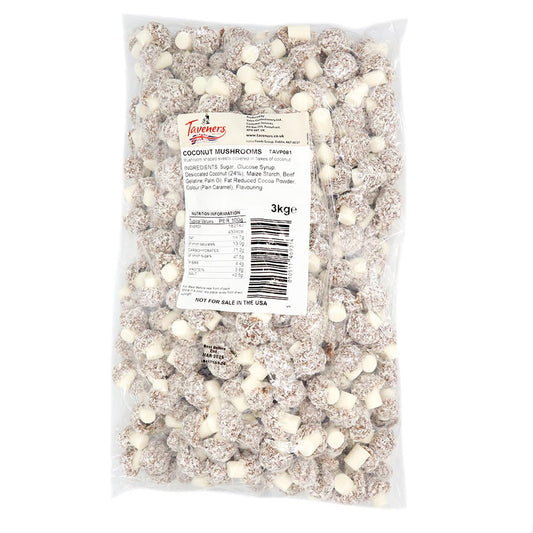 Taveners Coconut Mushrooms 3kg