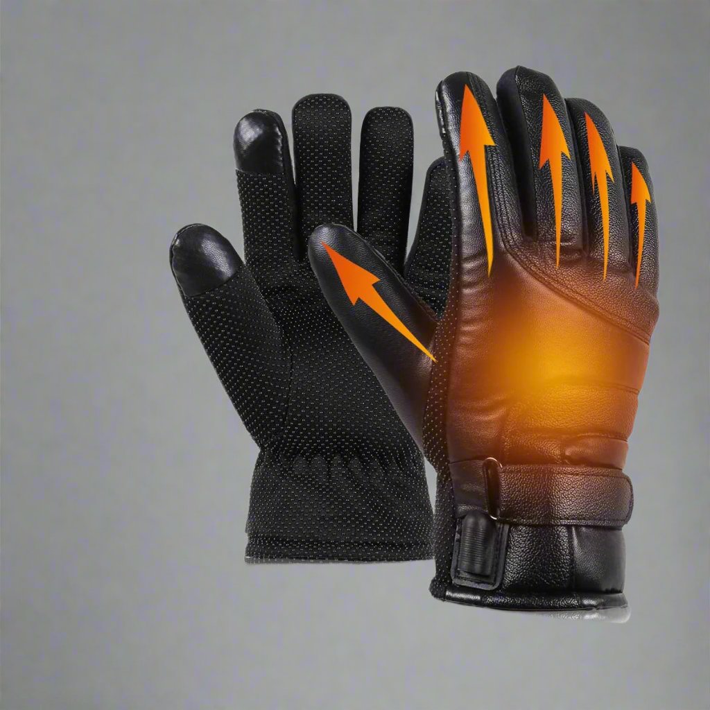 Premium Winter Waterproof Gloves -  Heated Electric Gloves with Touch Screen Sensor