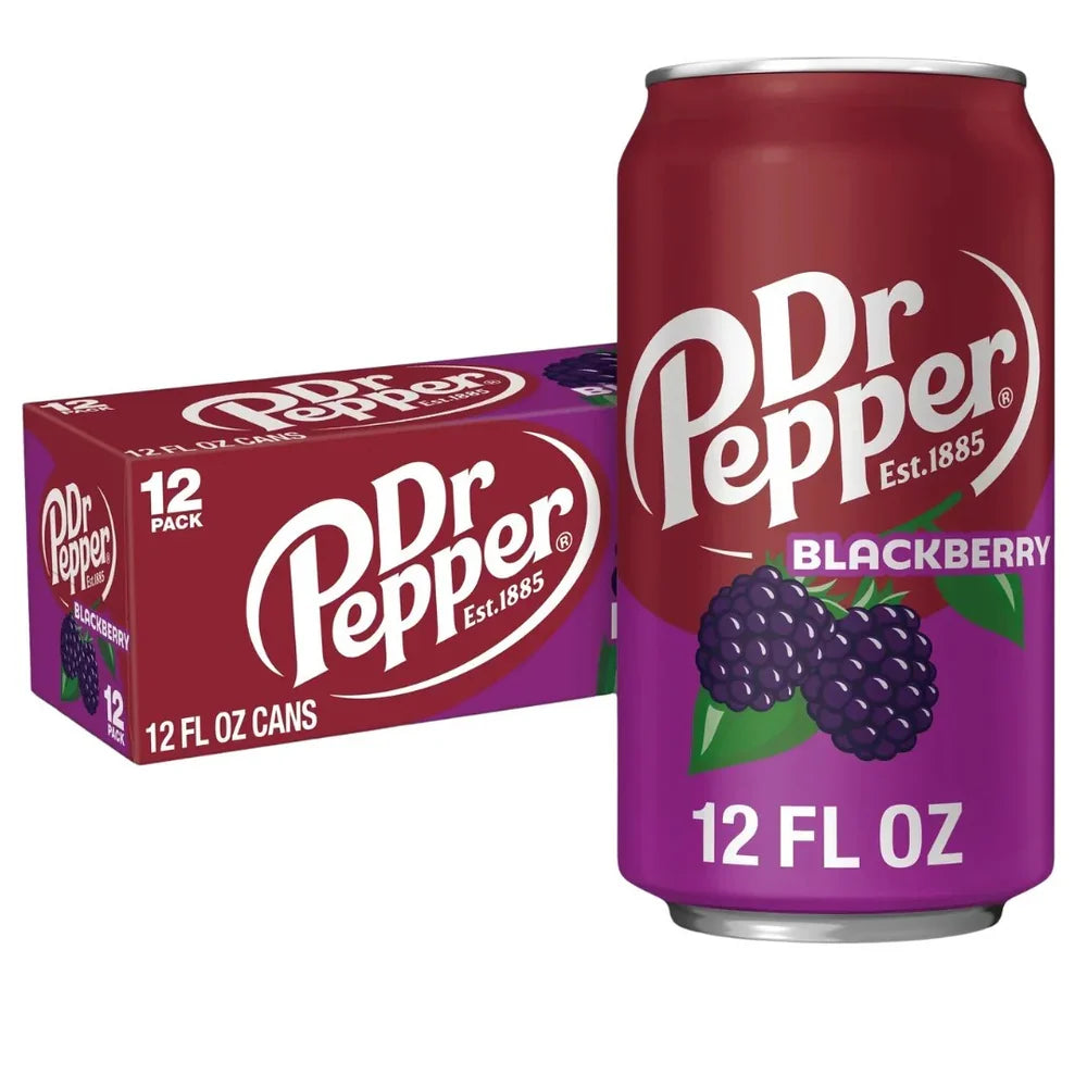 Dr Pepper Blackberry Can 355ml USA (Case of 12)