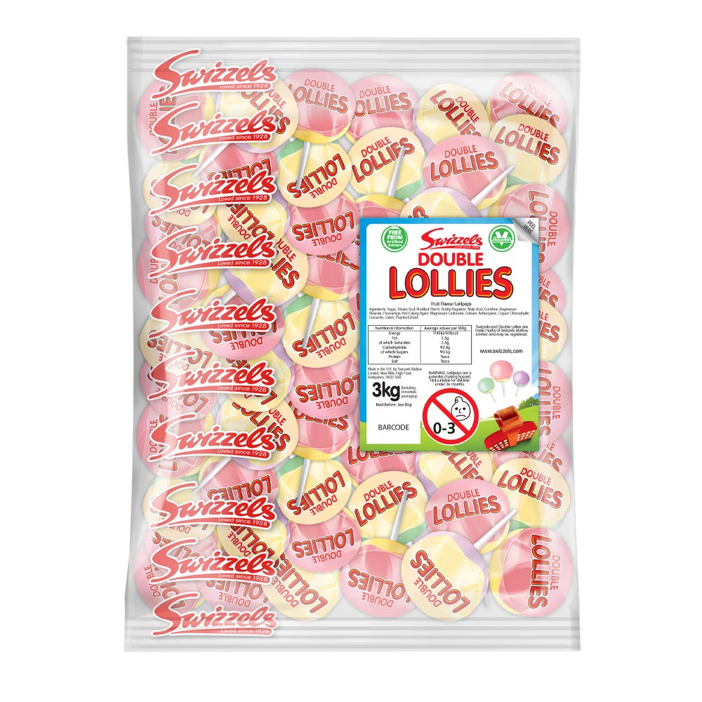 Swizzels Double Lollies Bag 3kg