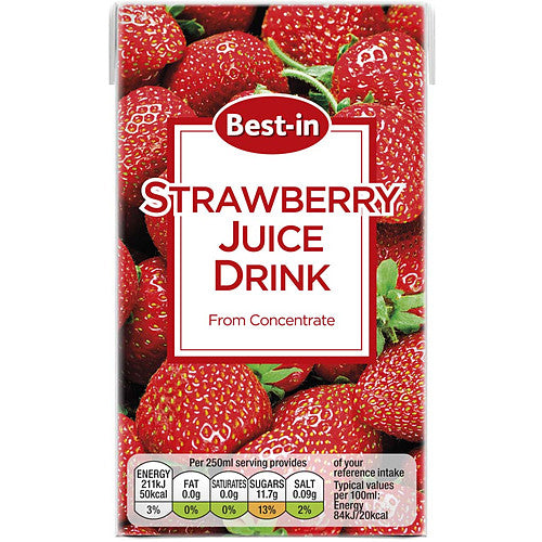 Bestin Strawberry Juice Drink 250ml
