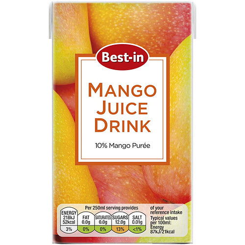 Bestin Mango Juice Drink 27 x 250ml Cartons
