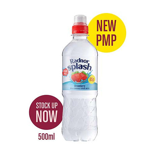 Radnor Splash Strawberry Flavoured Water Drink 500ml