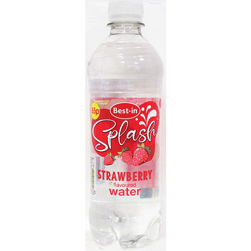 B/In Water Splash Strawberry Flavoured Water Drink 500ml