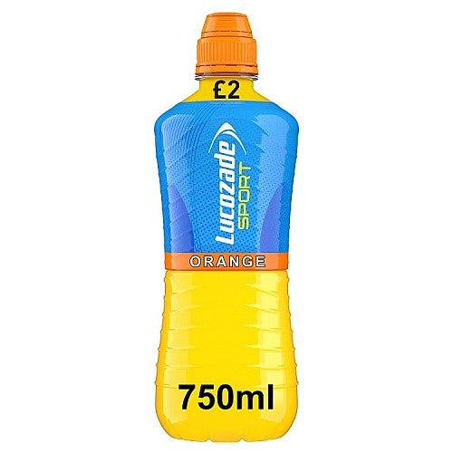 Lucozade Orange Flavoured Isotonic Sports Drink 750ml