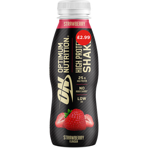Optimum Nutrition Strawberry Flavour High Protein Shake 330ml