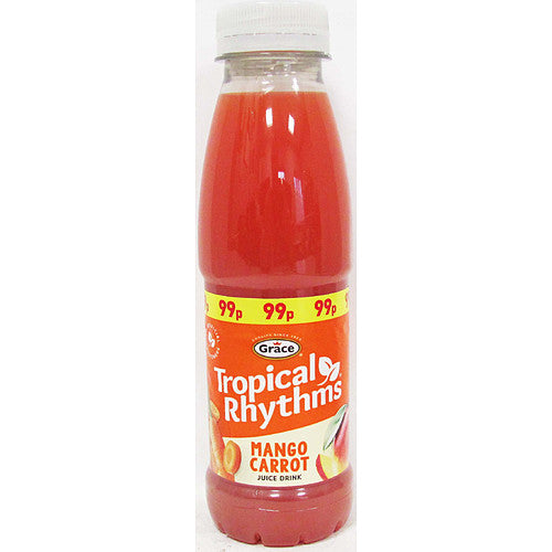 Tropical Rhythms Mango Carrot Soft Drink 330ml
