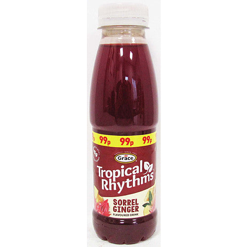 Tropical Rhythms Sorrel Ginger Soft Drink 330ml