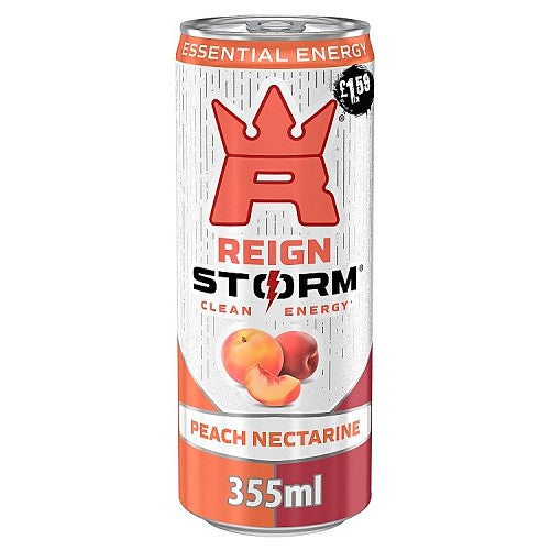 Reign Storm Peach Nectarine Clean Energy Drink 355ml