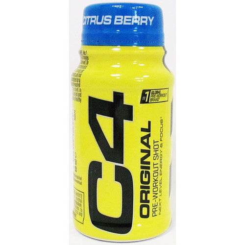 C4 Energy Citrus Berry Pre Workout Shot 60ml