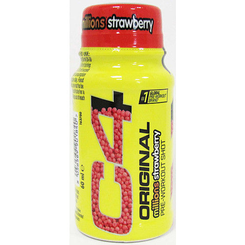 C4 Energy Strawberry Pre Workout Shot 12 x 60ml