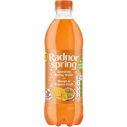 Radnor Spring Mango & Passionfruit Flavoured Water Drink 500ml