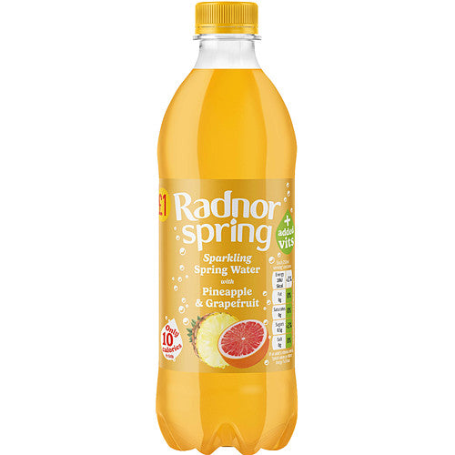 Radnor Spring Pineapple & Grapefruit Flavoured Water Drink 500ml