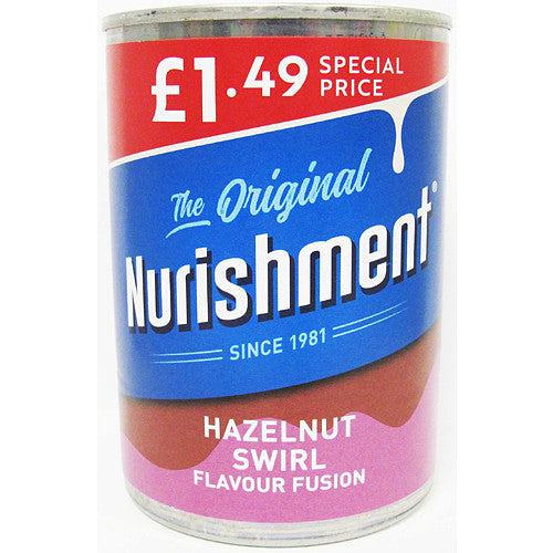 Dunns Nurishment Hazelnut Swirl Soft Drink 400g