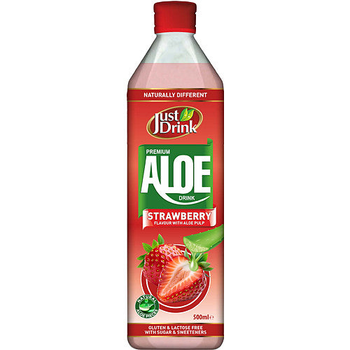 Just Drink Strawberry Soft Drink 500ml