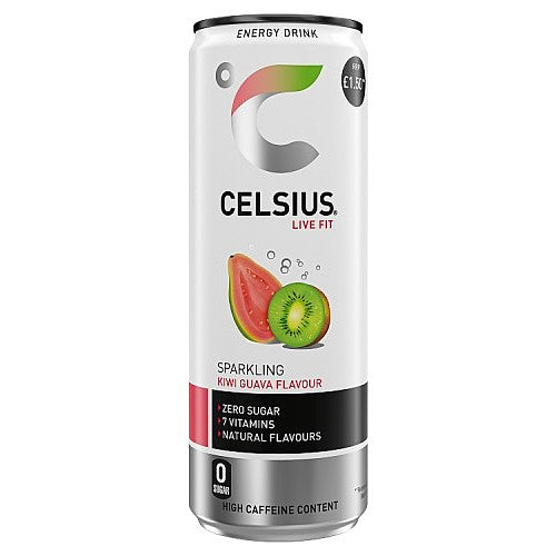 Celsius Sparkling Kiwi Guava Flavoured Energy Drink 355ml