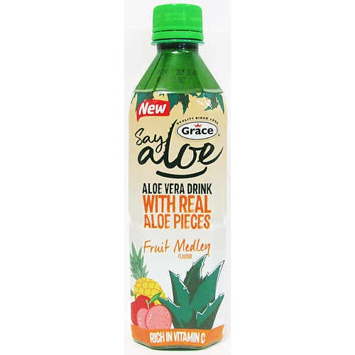 Grace Say Aloe Vera Fruit Medley Soft Drink 500ml