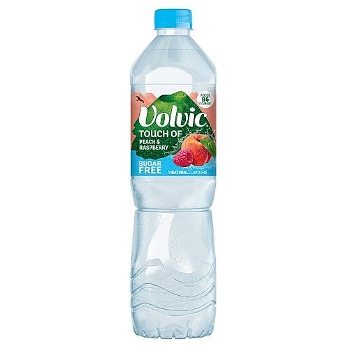 Volvic Touch of Fruit Peach & Raspberry Soft Drink 1.5L