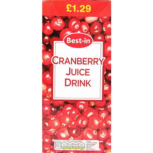 B/In Cranberry Juice PM £1.29