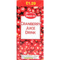 B/In Cranberry Juice PM £1.29