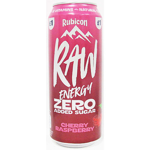 Rubicon Raw Cherry Raspberry Flavoured Energy Drink 500ml