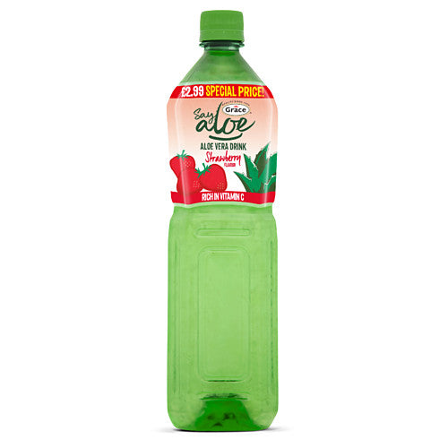 Grace Aloe Vera Strawberry Drink 1.5L