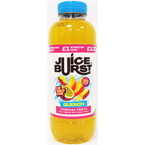 Juice Burst Quench Tropical Fruits Soft Drink 500ml