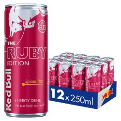 Red Bull Ruby Edition Spiced Pear Energy Drink 12 x 250ml