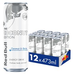 Red Bull Coconut Edition Coconut & Berry Energy Drink 473ml 12 Pack PM £2.80